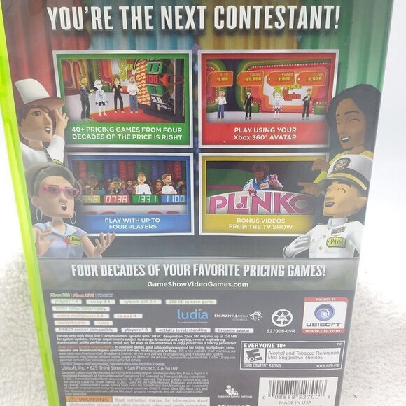 The Price Is Right - Decades XBox 360 Game 2011 Ubisoft Fremantle Media - Picture 4 of 8